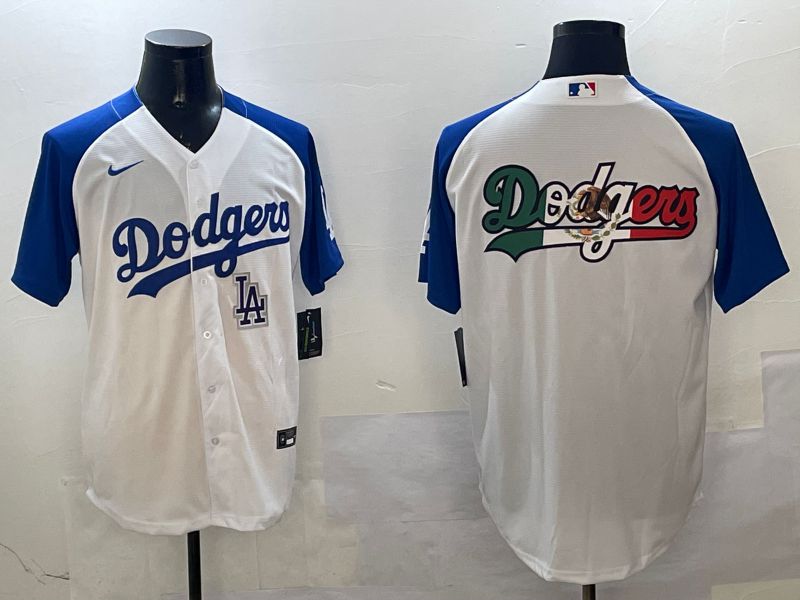 Men Los Angeles Dodgers Blank White blue Game 2025 Nike MLB Jersey style 16->los angeles dodgers->MLB Jersey